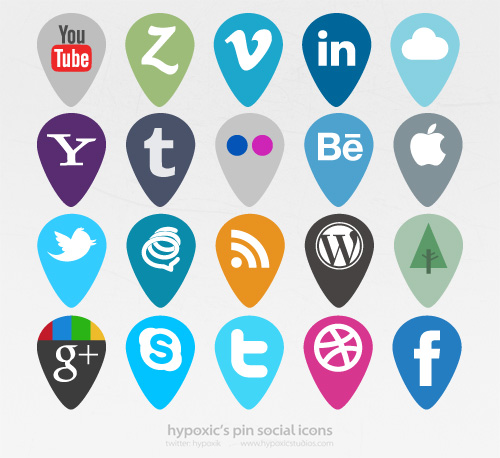 Social Media Logos Free Vector