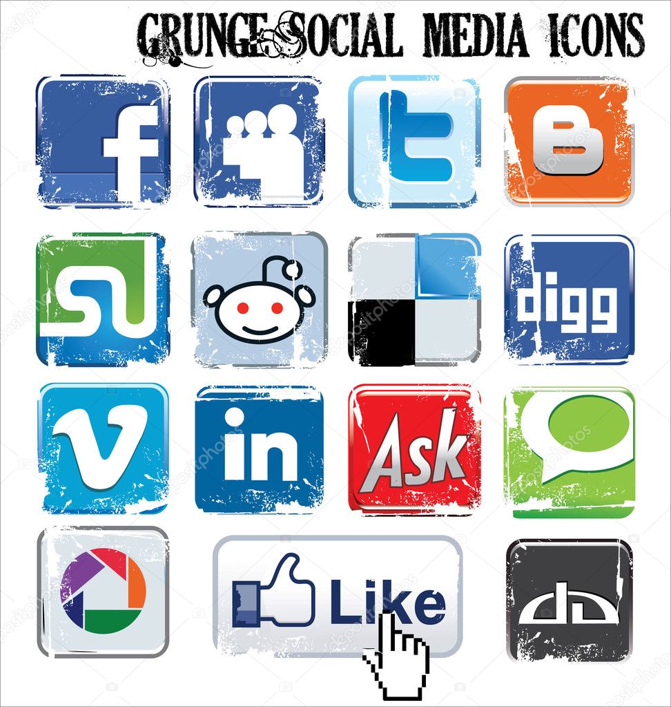 Social Media Logos Vector