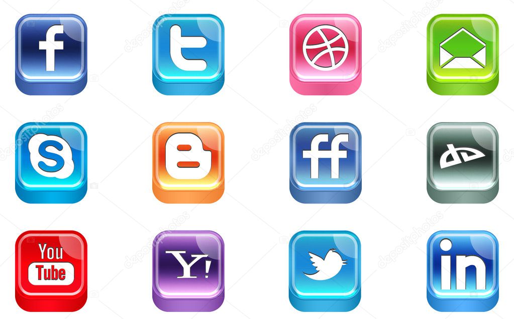 Social Media Logos Vector