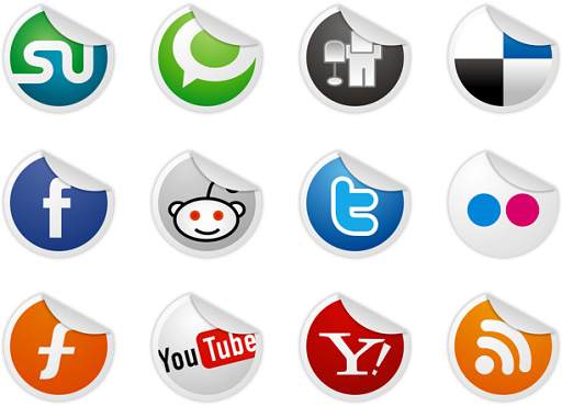 Social Media Sites Icons