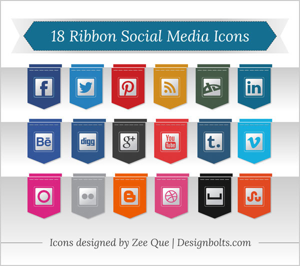 Social Media Sites Icons