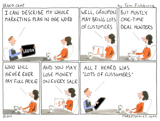 Social Media Strategy Cartoon