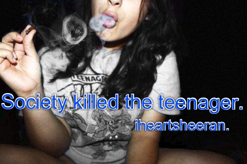 Society Killed The Teenager Lyrics