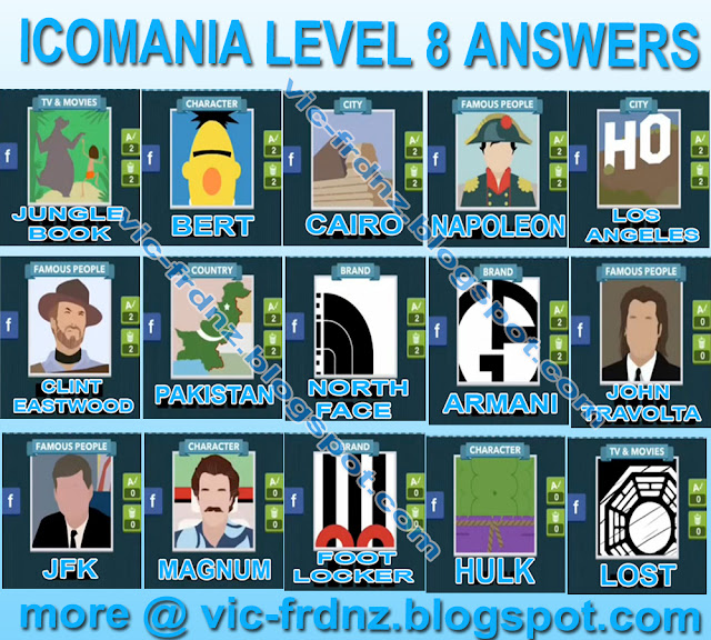 Solutions Icomania Niveau 5