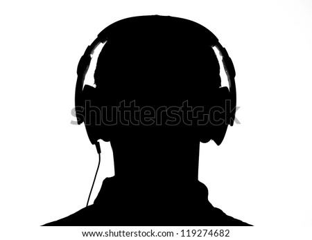 Someone Listening To Music Clipart