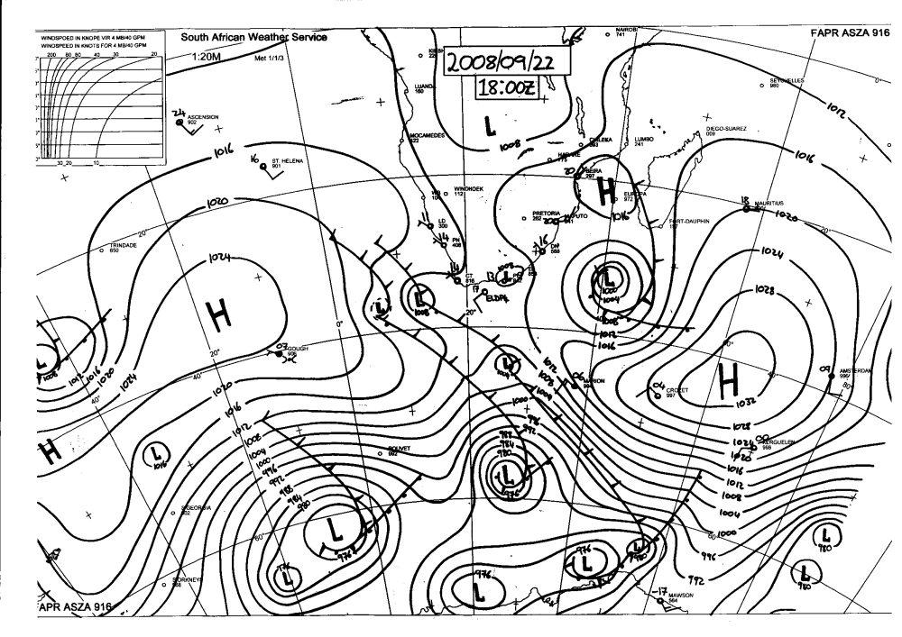 South African Weather Forecast Map