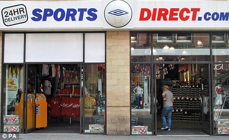 Sports Direct Shirebrook Nottingham