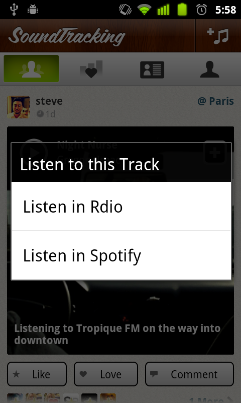 Spotify App Button