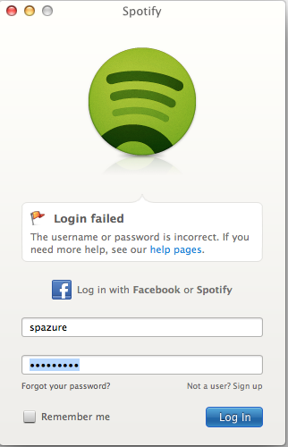 Spotify App Login