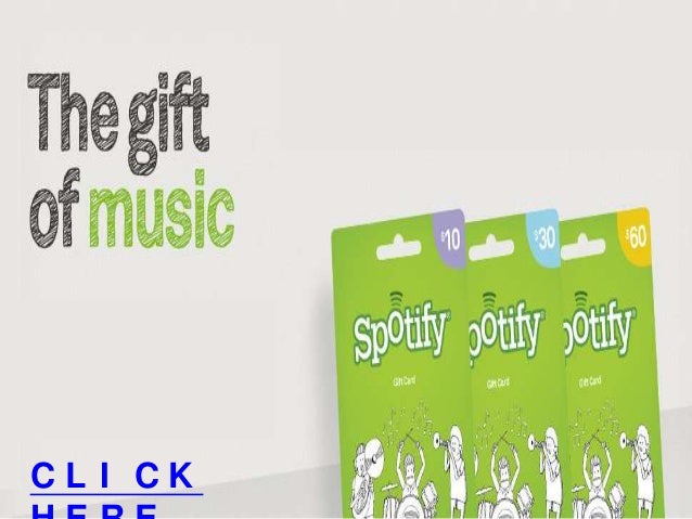 Spotify Premium Card Online