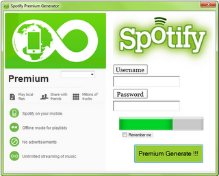 Spotify Premium Code Generator Activation Key