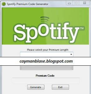 Spotify Premium Code Generator Mac Download