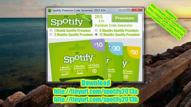 Spotify Premium Code Generator Password