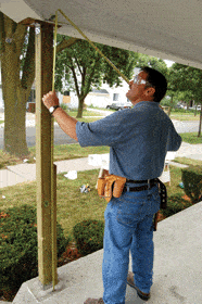 Square Front Porch Columns