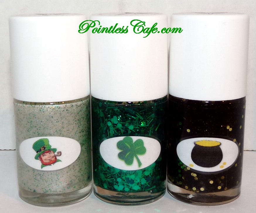 St Patricks Day Nails Short