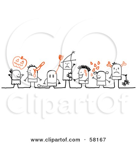 Stick Figure Children Clip Art Free