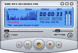 Streaming Music Recorder