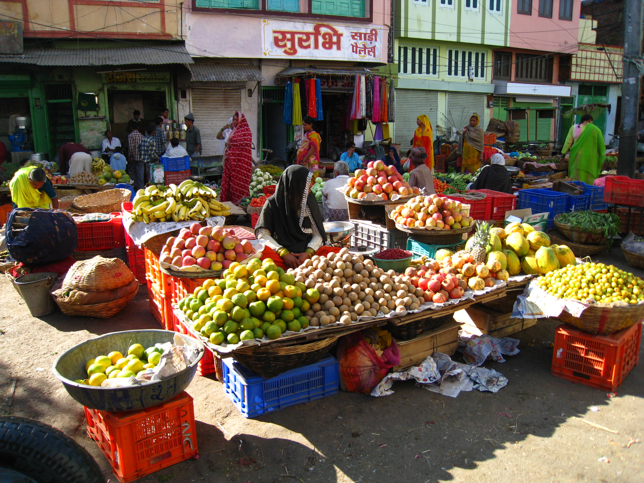 Street Markets In India