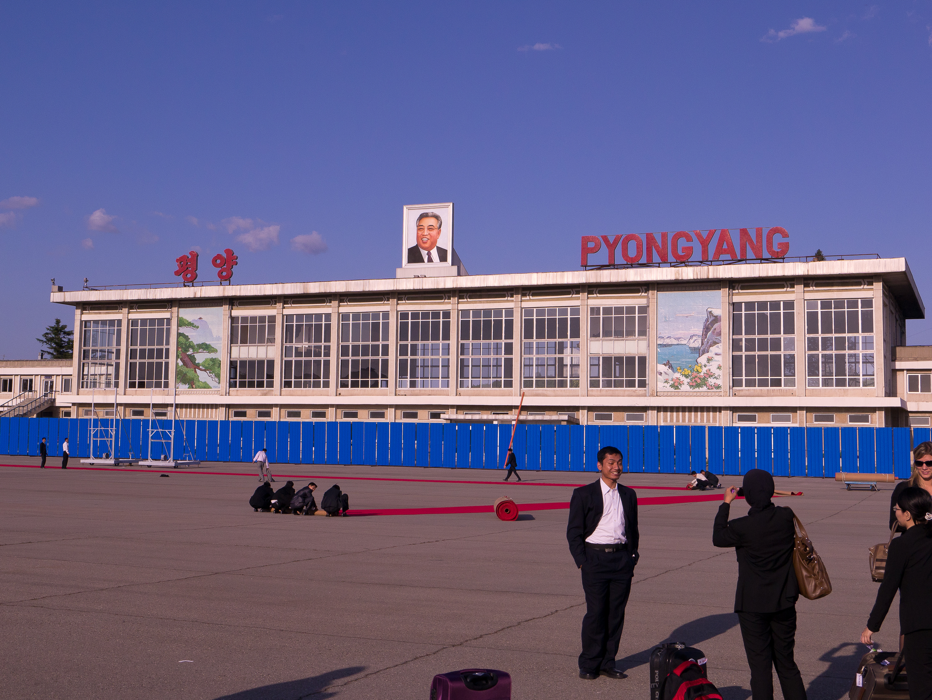 Sunan International Airport Pyongyang North Korea