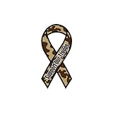 Support Our Troops Ribbon Car Magnet