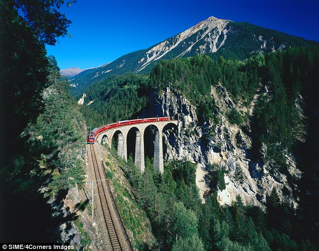 Swiss Glacier Express Train