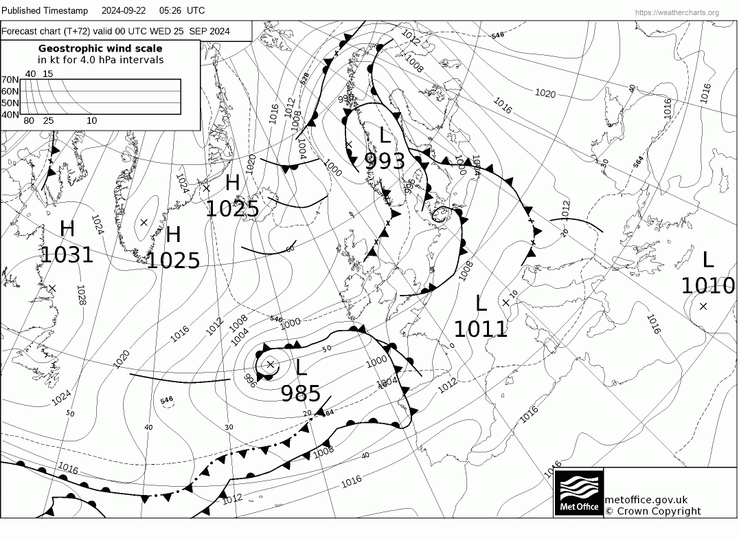 Synoptic Weather Map Uk