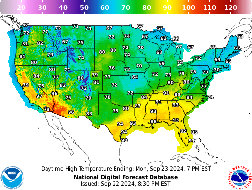 Synoptic Weather Map Usa