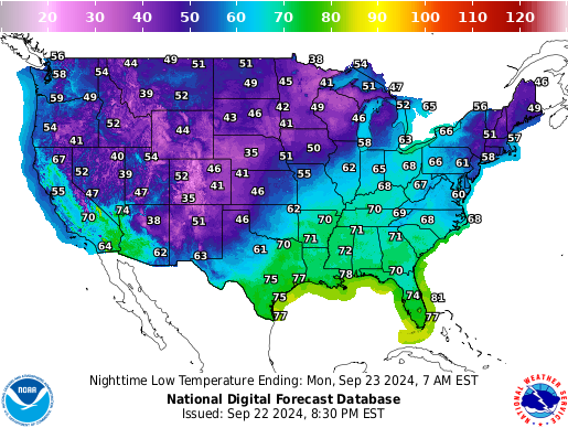 Synoptic Weather Map Usa