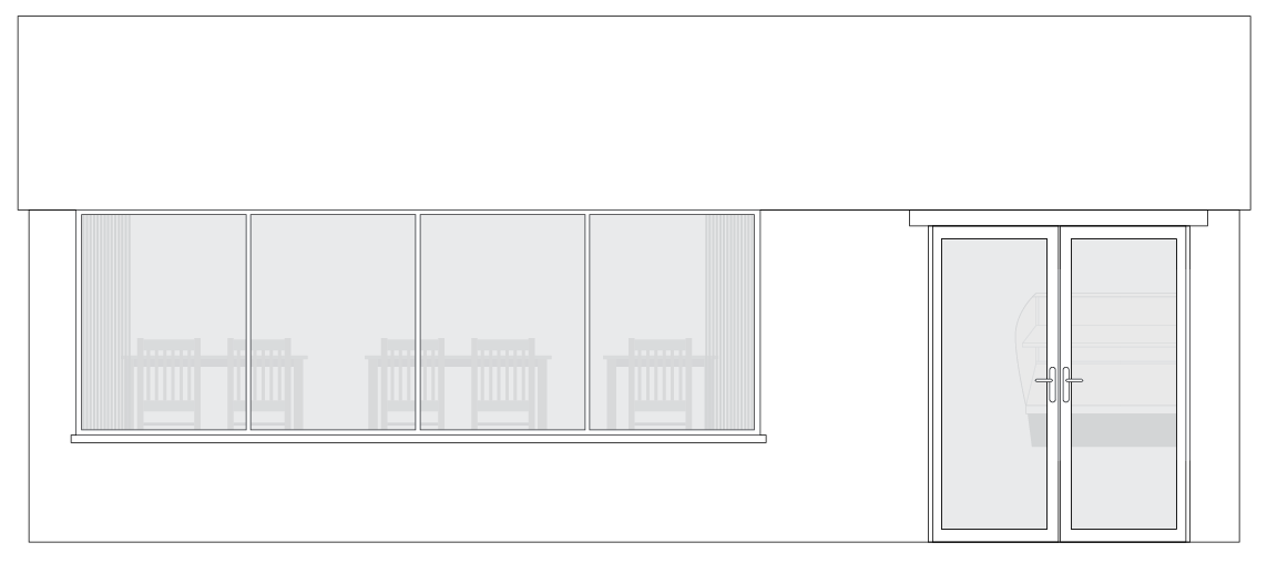 Take Away Shop Front Design