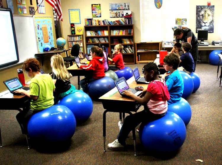 Teacher Using Technology In The Classroom