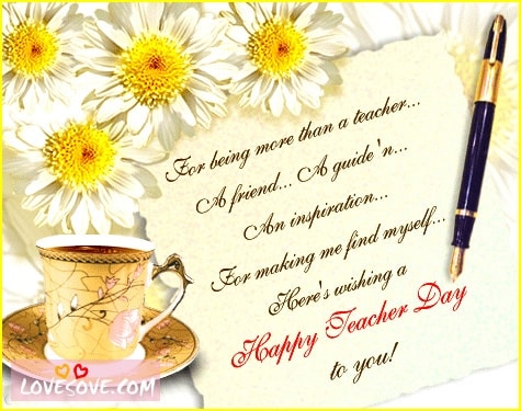 Teachers Day Greeting Card