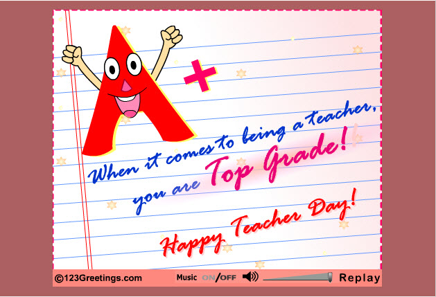 Teachers Day Greeting Card