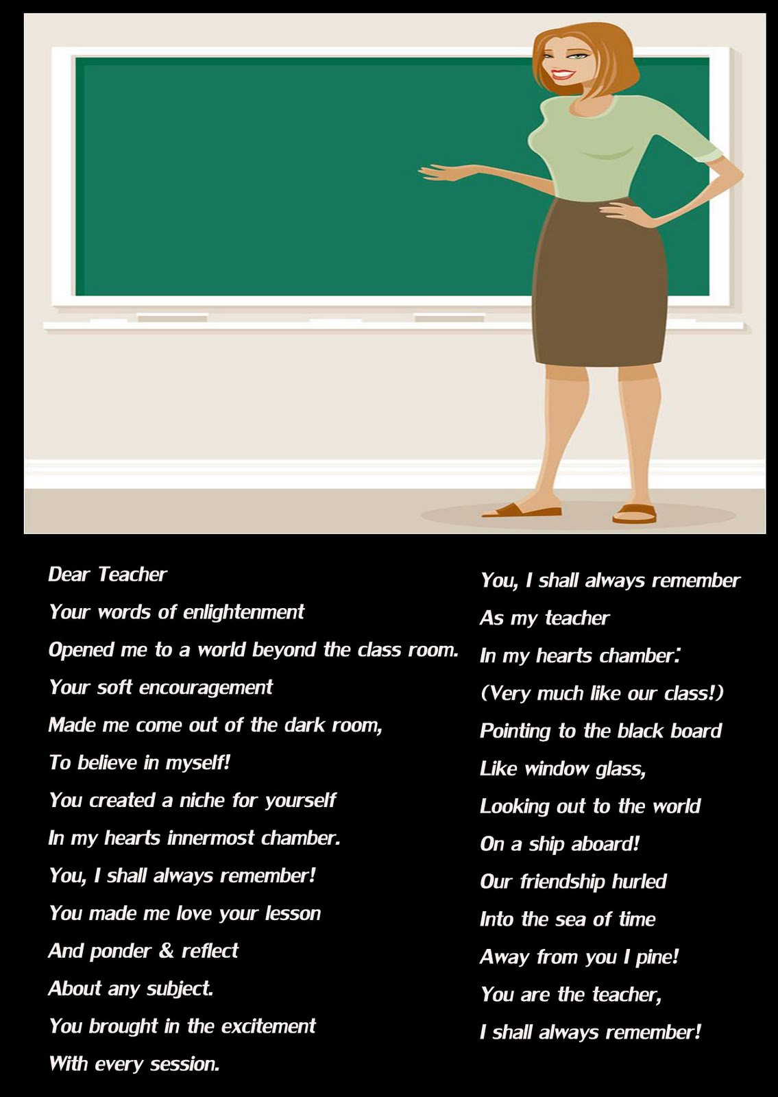 Teachers Day Poems In English