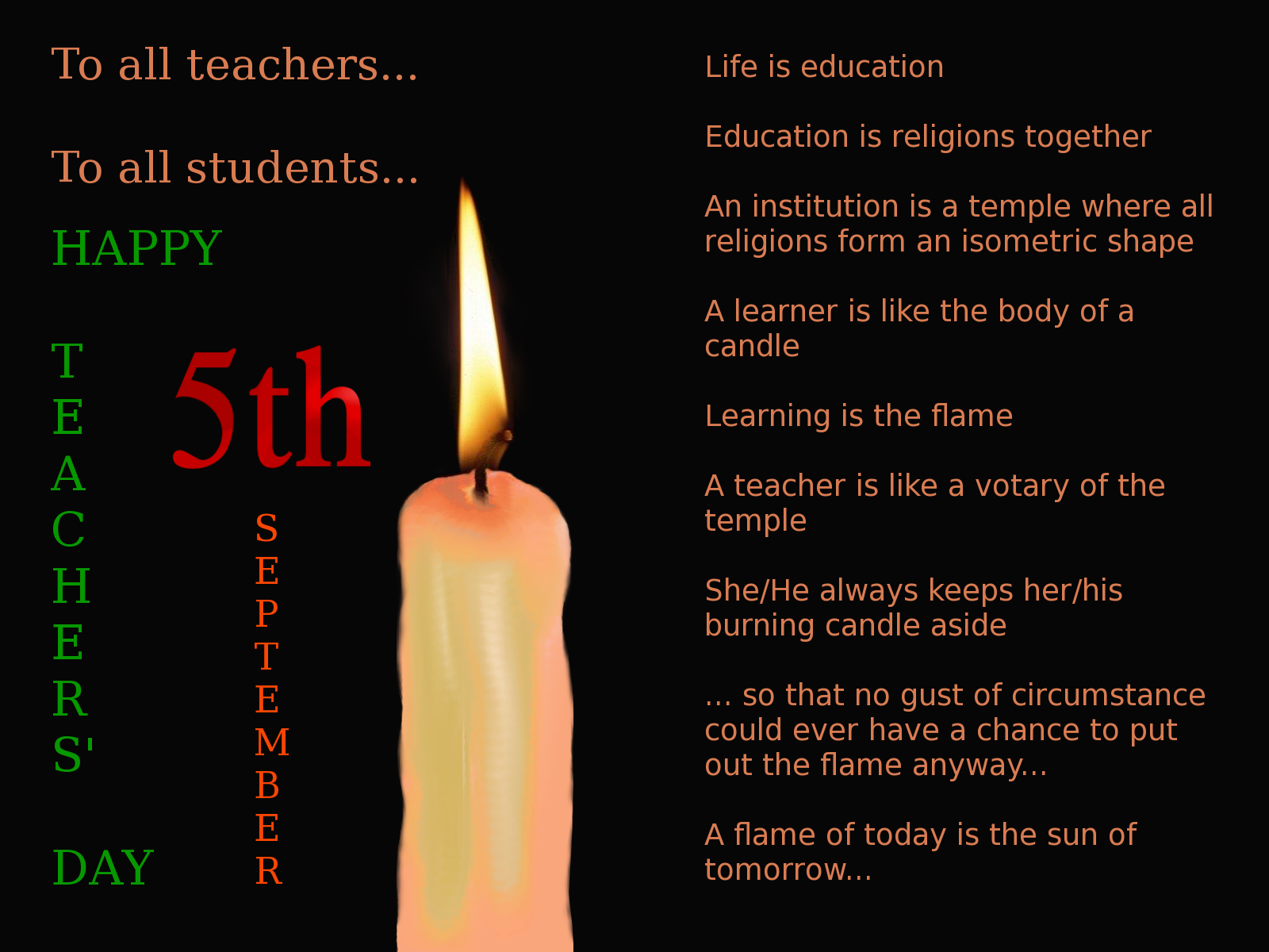 Teachers Day Poems In English