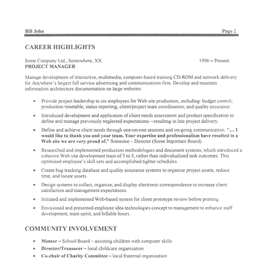 Technical Skills Resume Examples