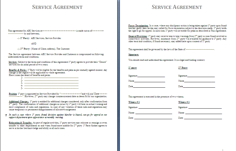 Terms Conditions Template