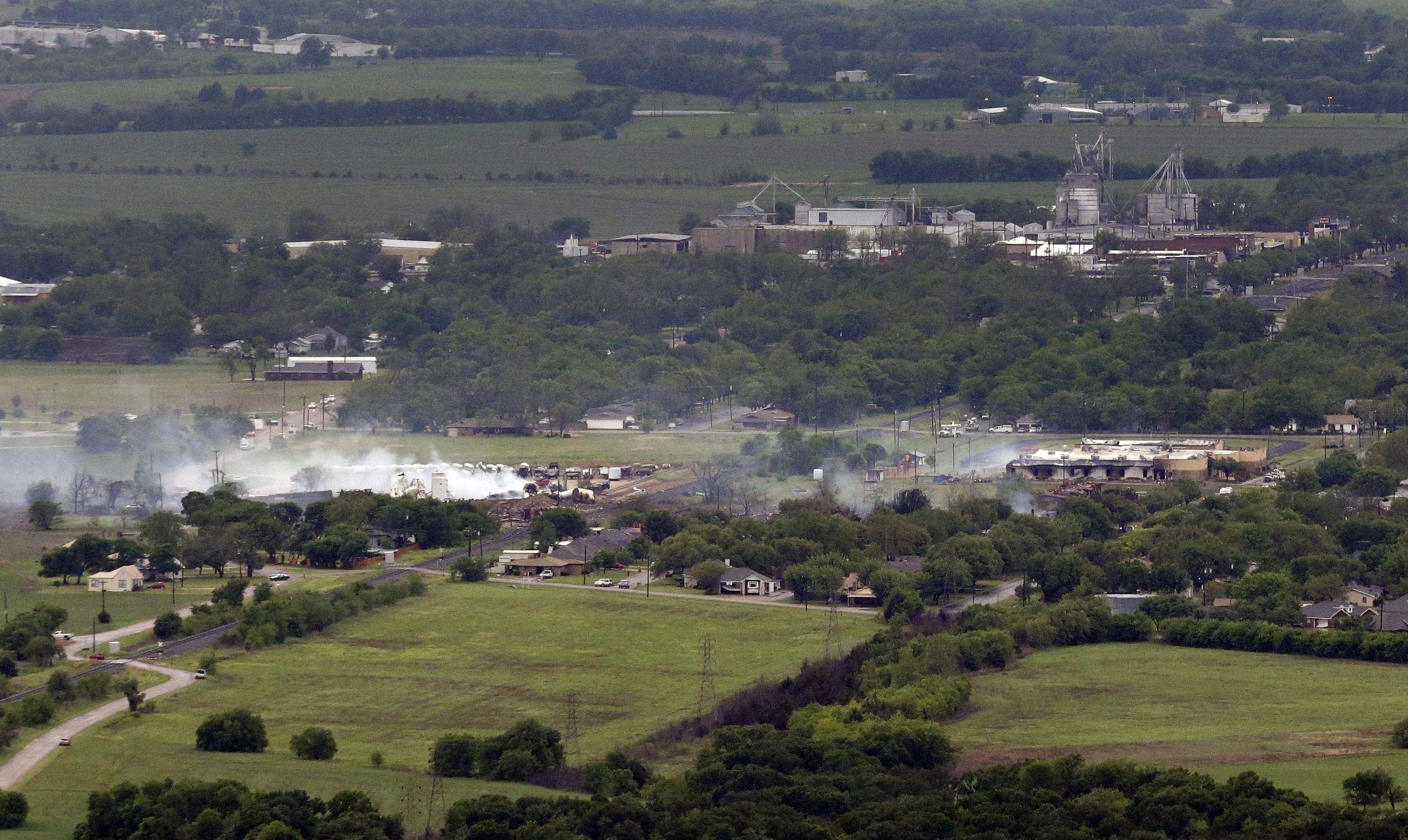 Texas City Explosion Map