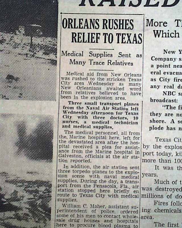 Texas City Explosion Of 1947