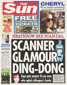 The Sun Newspaper Front Page Template