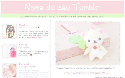 Themes Para Tumblr Femininos Perfeitos