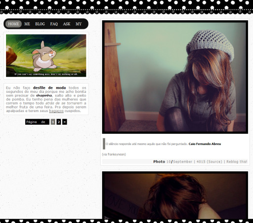 Themes Para Tumblr Femininos Preto E Branco