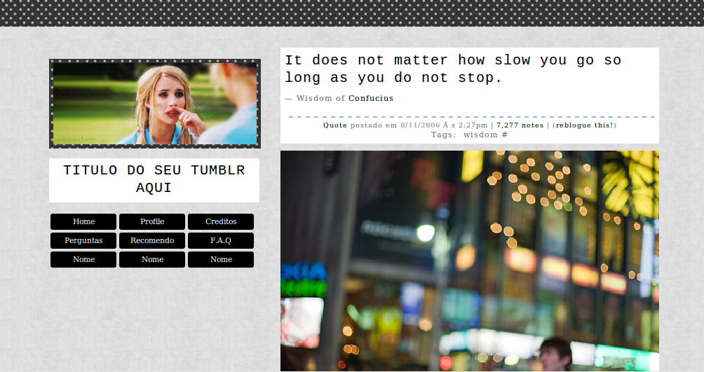 Themes Para Tumblr Preto E Branco