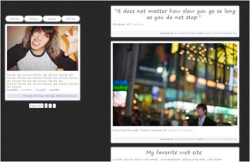 Themes Para Tumblr Preto Feminino