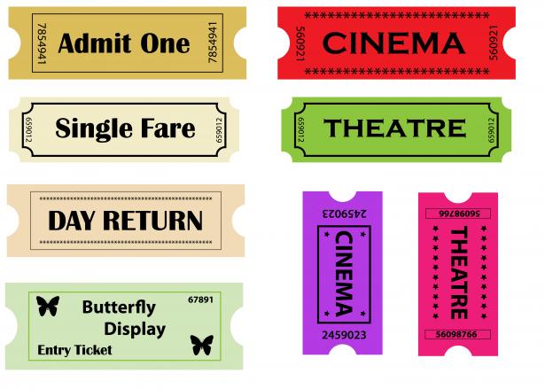 Tickets Clipart Free