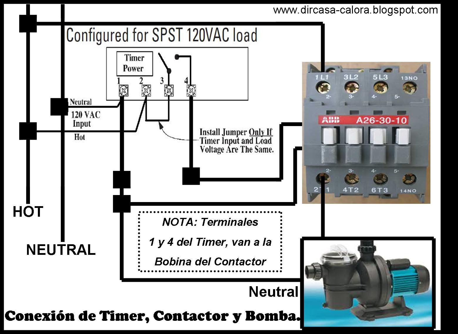 Timer Contactor Wiring