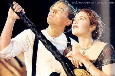 Titanic Movie Jack And Rose In The Water