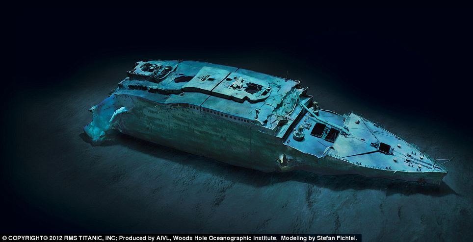 Titanic Pictures Inside Wreck