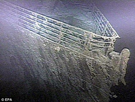 Titanic Pictures Sinking Wreck