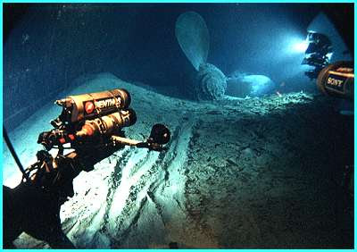 Titanic Pictures Underwater