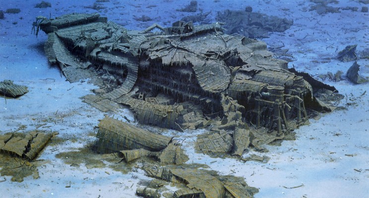 Titanic Pictures Underwater Today Inside